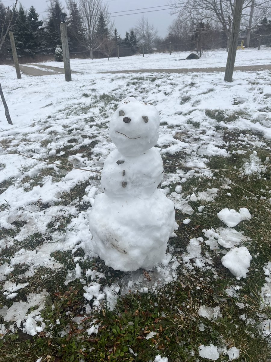 Bernard! Hopefully made with the last of the snow.