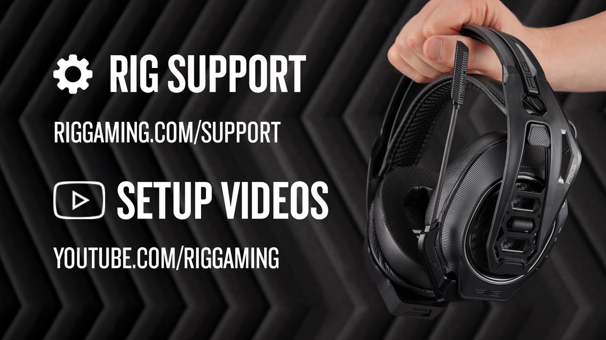 RIGGaming's tweet photo. Headset not working the way you want it to?
Leave it to the expert #RIGSupport team to get everything running smoothly again.
π https://t.co/wcSGTo2NSo https://t.co/3oW8D8cM4g