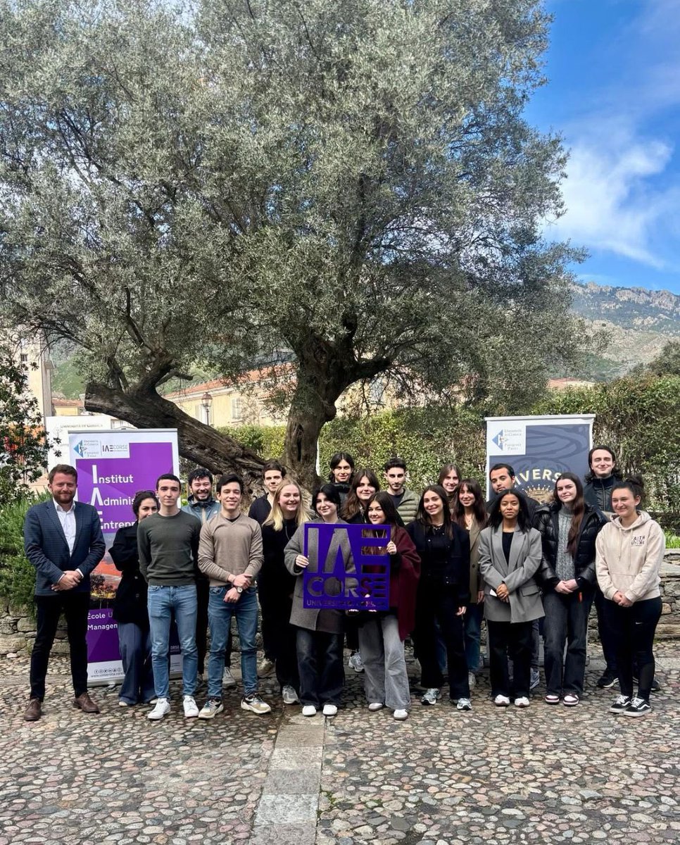 Clap de fin pour mes Master 1 #Management à l’<a href="/IAE_Corse/">IΛΞ CORSE</a> ⬇️