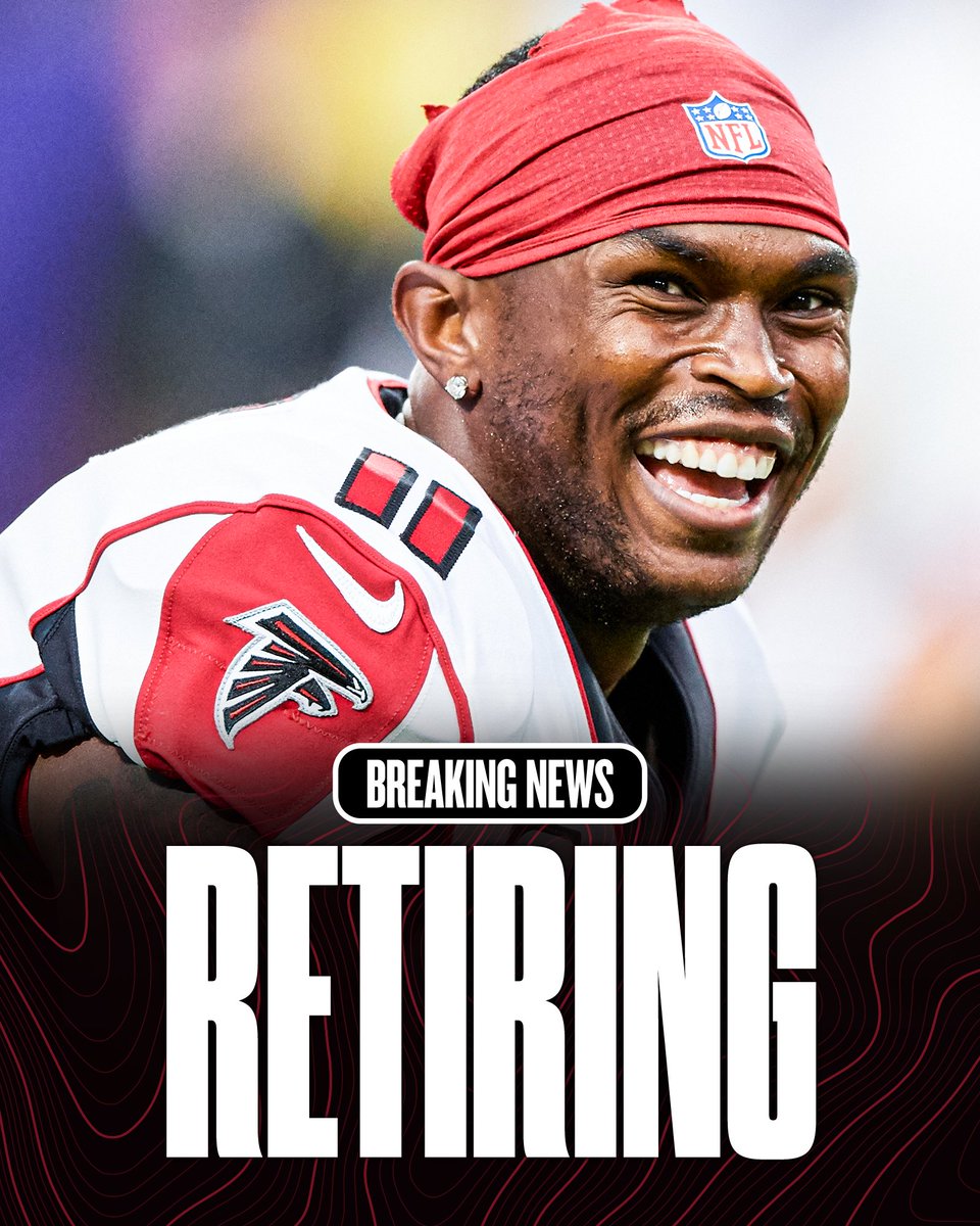 Breaking: Seven-time Pro Bowler Julio Jones has announced his retirement from the NFL after 13 seasons.
