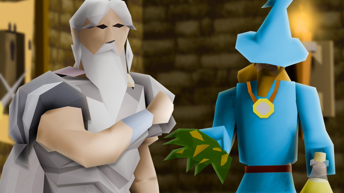 Wizard got that herb. #OSRS