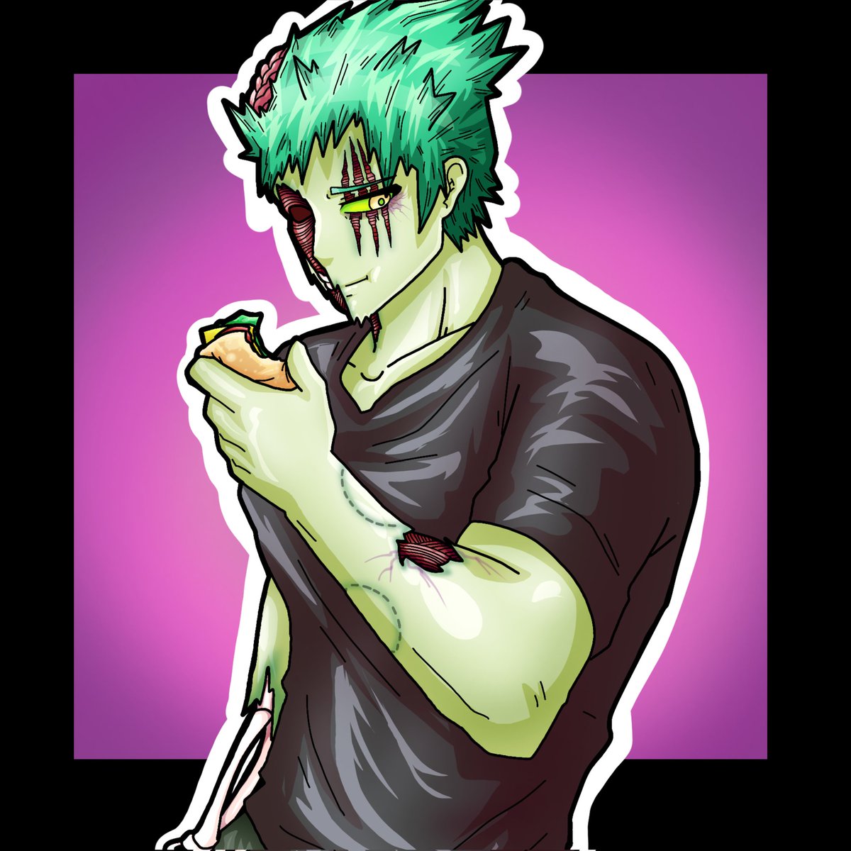 boy_hongo's tweet photo. Dejo este zombie que será parte de nuestros castigadores uwu , no tiene nombre v: , Ice y Zack le dicen zombie (re original)
También quería decir nmms casi somos 80 personitas aquí ,gracias por su follow uwu
#Oc #originalcharacter #ZombieHPR #DigitalArt #zombie #ZombieGuy https://t.co/nNU1gYE1ny