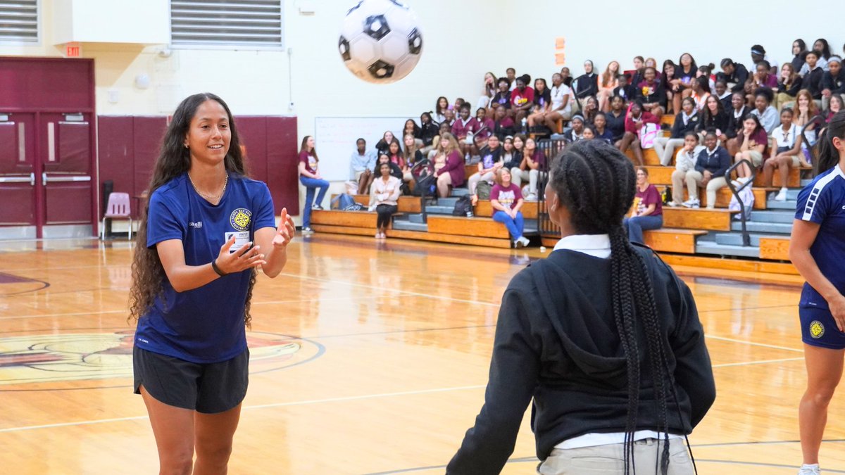 A DAY WITH THE PROS ⚽ This afternoon, the Tampa Bay Sun Foundation held a soccer celebration for <a href="/HCPSGirlsPrep/">HCPS Girls Prep</a> students!

The event featured a mini soccer clinic for students, a meet-and-greet with <a href="/TampaBaySunFC/">Tampa Bay Sun FC</a> players and their mascot, <a href="/soletampabay/">Solé 💅</a>, and a pep rally! 🎉