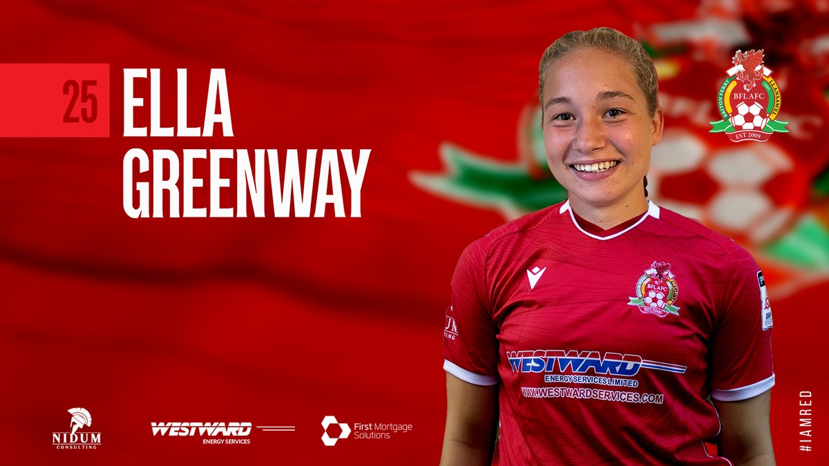 BFLLAFC's tweet image. Tonight's Player of the Match from our under 19's 4-2 win over Barry Town is Ella Greenway 

#IAmRed