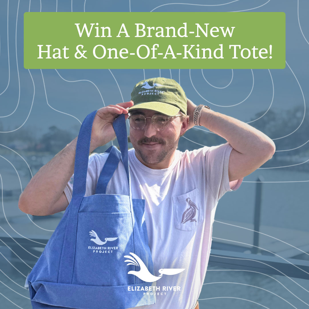 Earth Month is the perfect opportunity to make a gift &amp; help protect the Elizabeth River! Make a donation of $35+ &amp; you’ll be entered to for a chance to receive a special gift pack including our brand-new logo hat &amp; tote! Do Something Beautiful this month: brnw.ch/21wRNDh