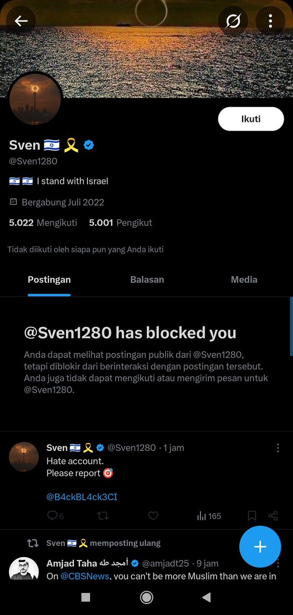 Banyulangit_1's tweet photo. @B4ckBL4ck3CI @Sven1280 Semua akun saya di blokir 😭😆😁😹 https://t.co/jIeoL1DGNy