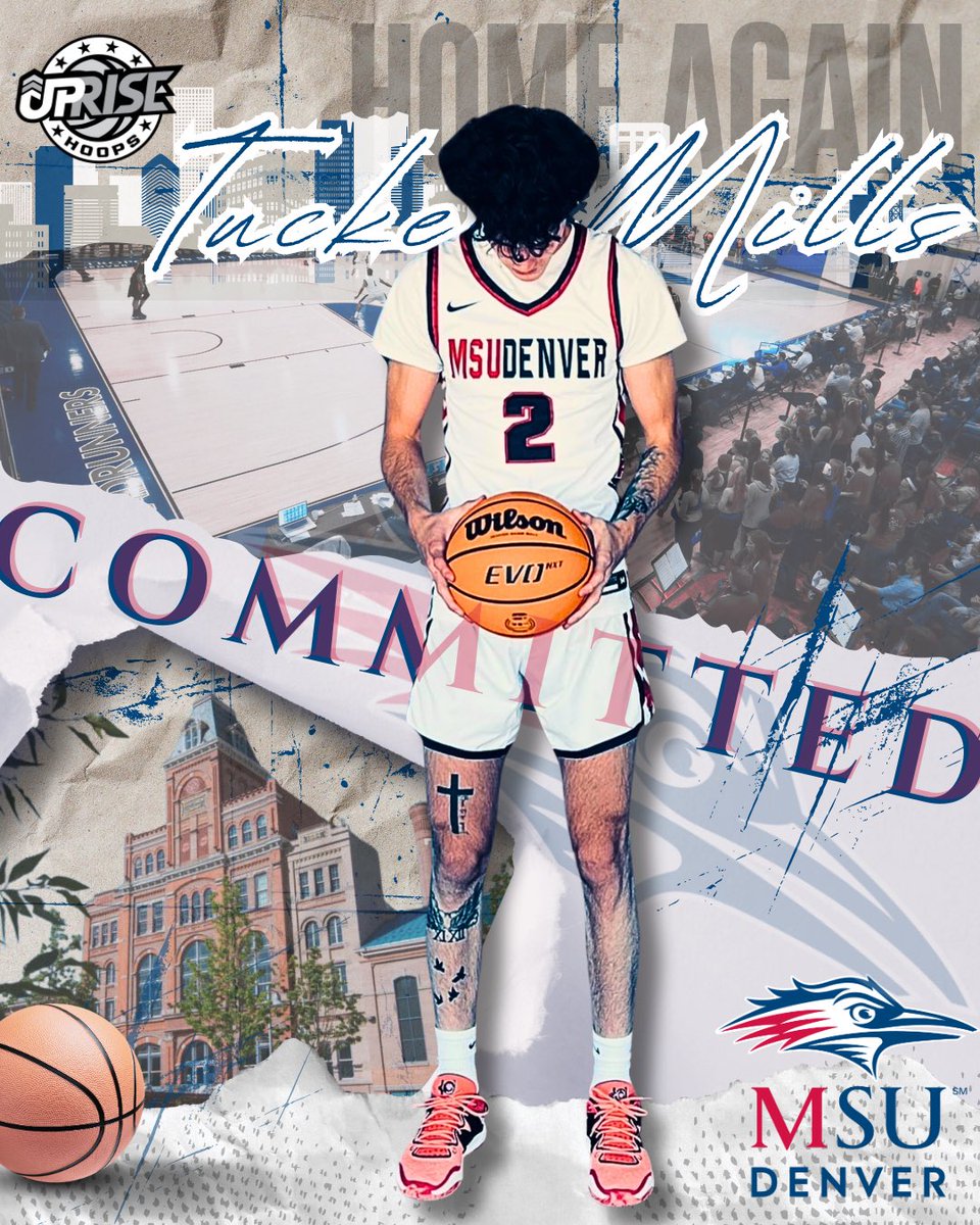 𝔖𝔬𝔪𝔪𝔦𝔱𝔱𝔢𝔡 ♥️💙

Congratulations to our guy #UpriseFamily Tucker Mills on your commitment to MSU Denver to continue your academic and Basketball career. 
We are so excited for you to be back home and we can’t wait to see what’s next for you. 

#KeepRising 

We are so