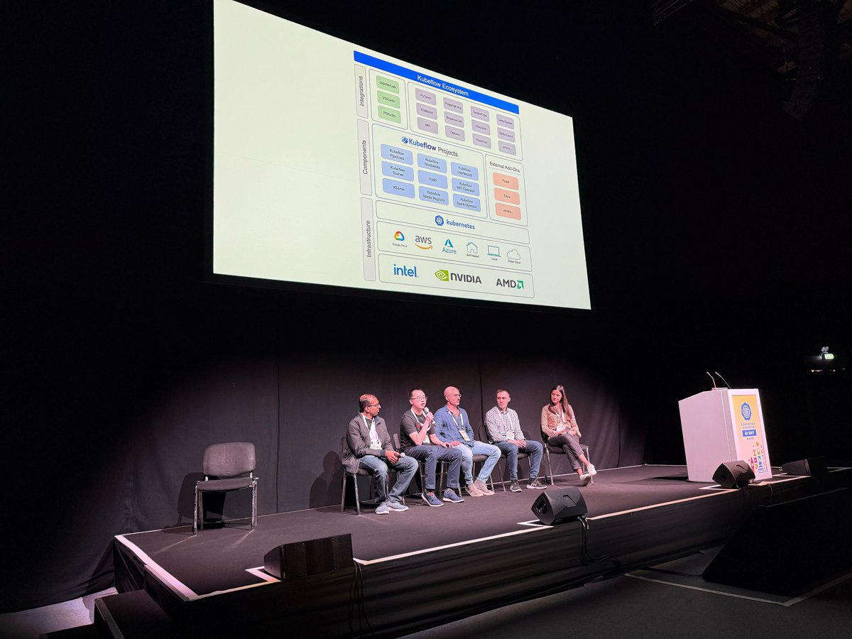 TerryTangYuan's tweet image. Wrapping up an amazing week at #KubeCon London!

It’s been a full week of connecting with an incredible community of users, contributors, collaborators, colleagues, and friends.

I had the pleasure of participating in a panel, an opening session, and two other KubeCon sessions!