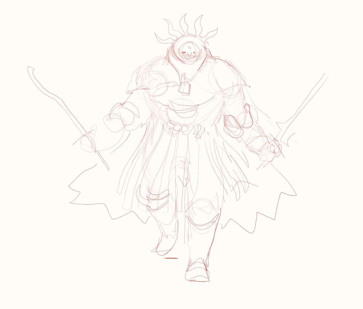 「Today's progress on the Sun Worshipper.M」|Thiago Lehmann (2Minds)のイラスト