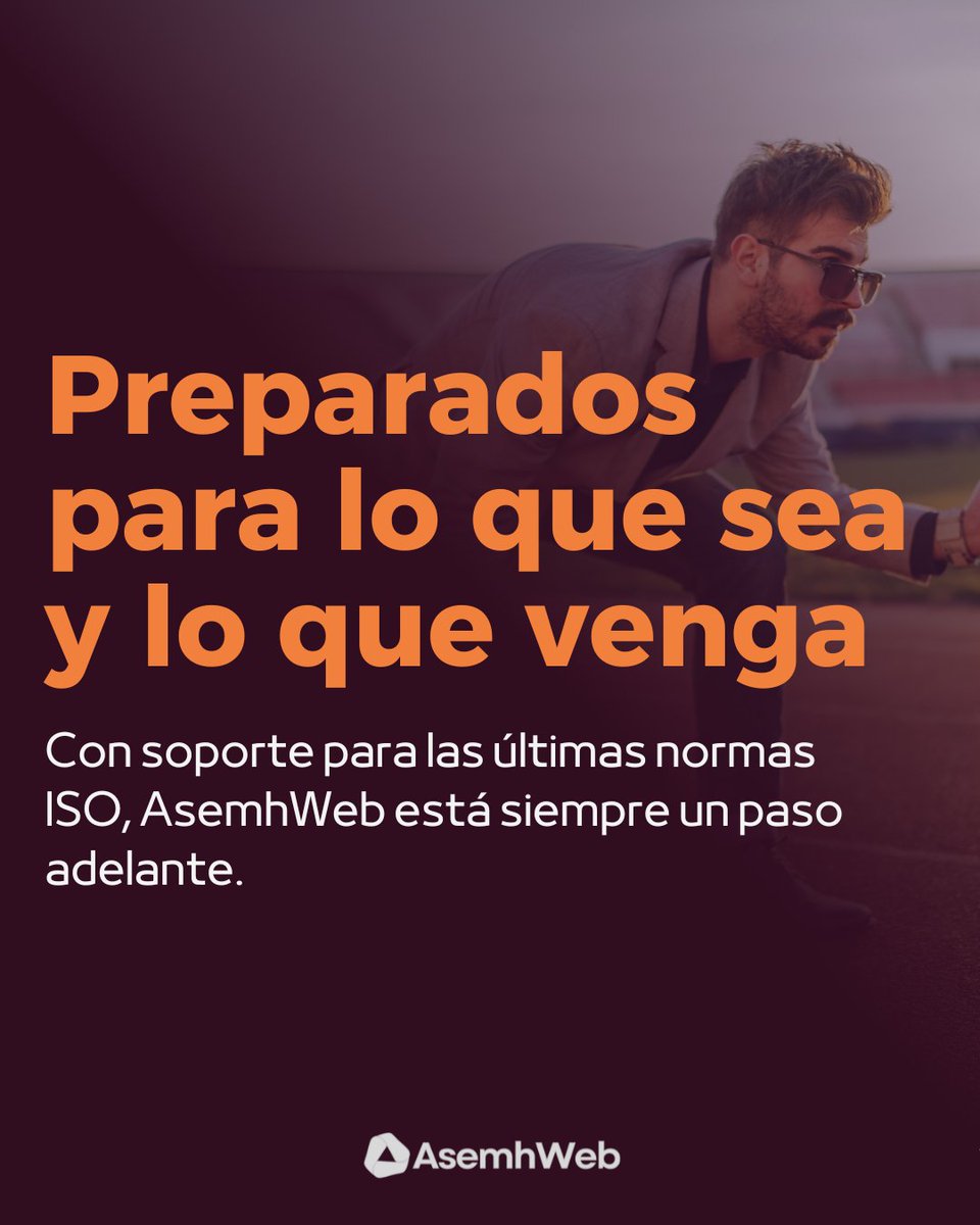 ASEMHWEB's tweet image. El futuro de las ISO ya está aquí ⏳✨
AsemhWeb mantiene tu negocio siempre preparado
🔗 asemh.com.mx
#PreparadosParaTodo