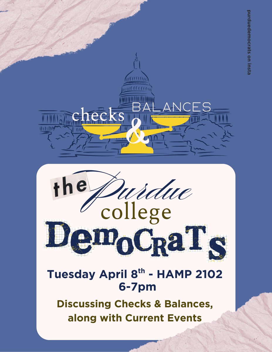 It’s official! Our next meeting is Tuesday, April 8th in HAMP 2102 from 6-7pm! We’ll be discussing checks and balances in our current government. This topic was voted on by CDPU members on our Slack! Make sure to join to vote on future meeting topics. Link in Bio!