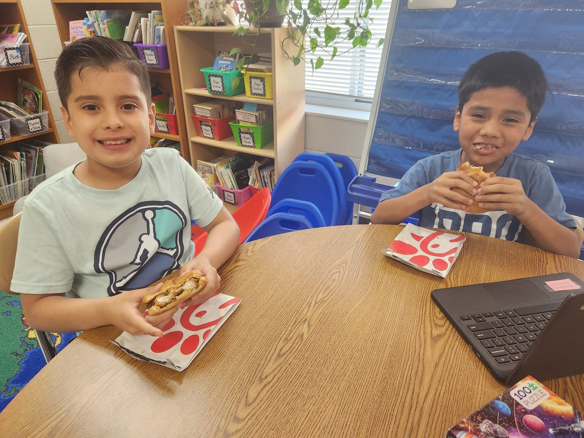 Dianna Bone (@dbjcs1) on Twitter photo Thank you to <a href="/cfajc/">Chick-fil-A JC</a> for supporting us in our READING CHALLENGE! Our students got to have a VERY good sandwich thanks to Chick-fil-A & their hard work reading! #MustangsRead #chickfila
<a href="/MountainViewJCS/">Mountain View Elem</a> <a href="/jcityTNschools/">JohnsonCitySchools</a> Thank you to <a href="/cfajc/">Chick-fil-A JC</a> for supporting us in our READING CHALLENGE! Our students got to have a VERY good sandwich thanks to Chick-fil-A & their hard work reading! #MustangsRead #chickfila
<a href="/MountainViewJCS/">Mountain View Elem</a> <a href="/jcityTNschools/">JohnsonCitySchools</a>