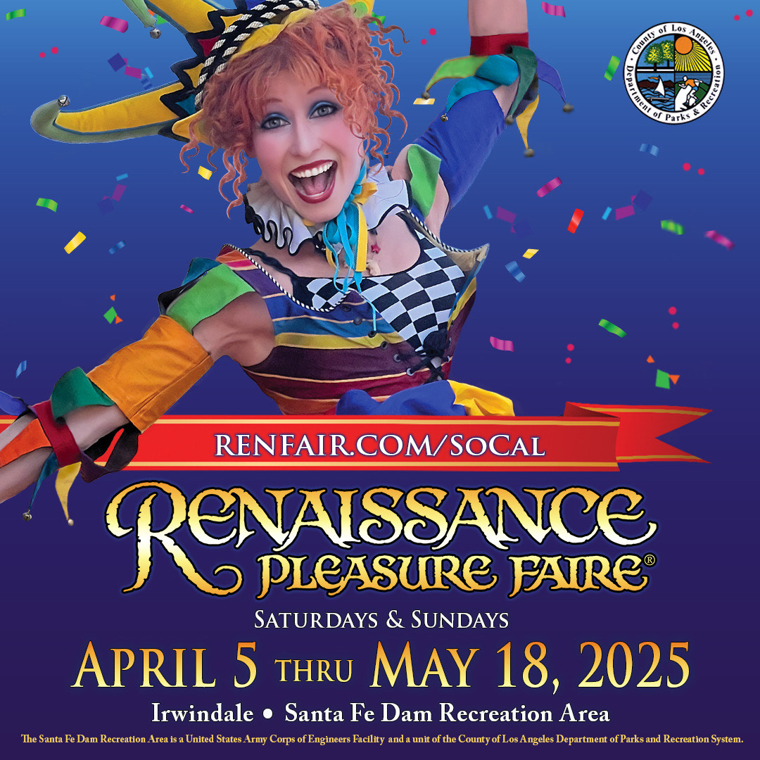 ⚔️ Gather forth, noble friends, for the Renaissance Pleasure Faire awaits thee! 

🎭 Get ready to take a journey back in time at the Renaissance Pleasure Faire

🎟️ Secure your tickets now: renfair.com/socal

#RenaissanceFaire #LACountyParks