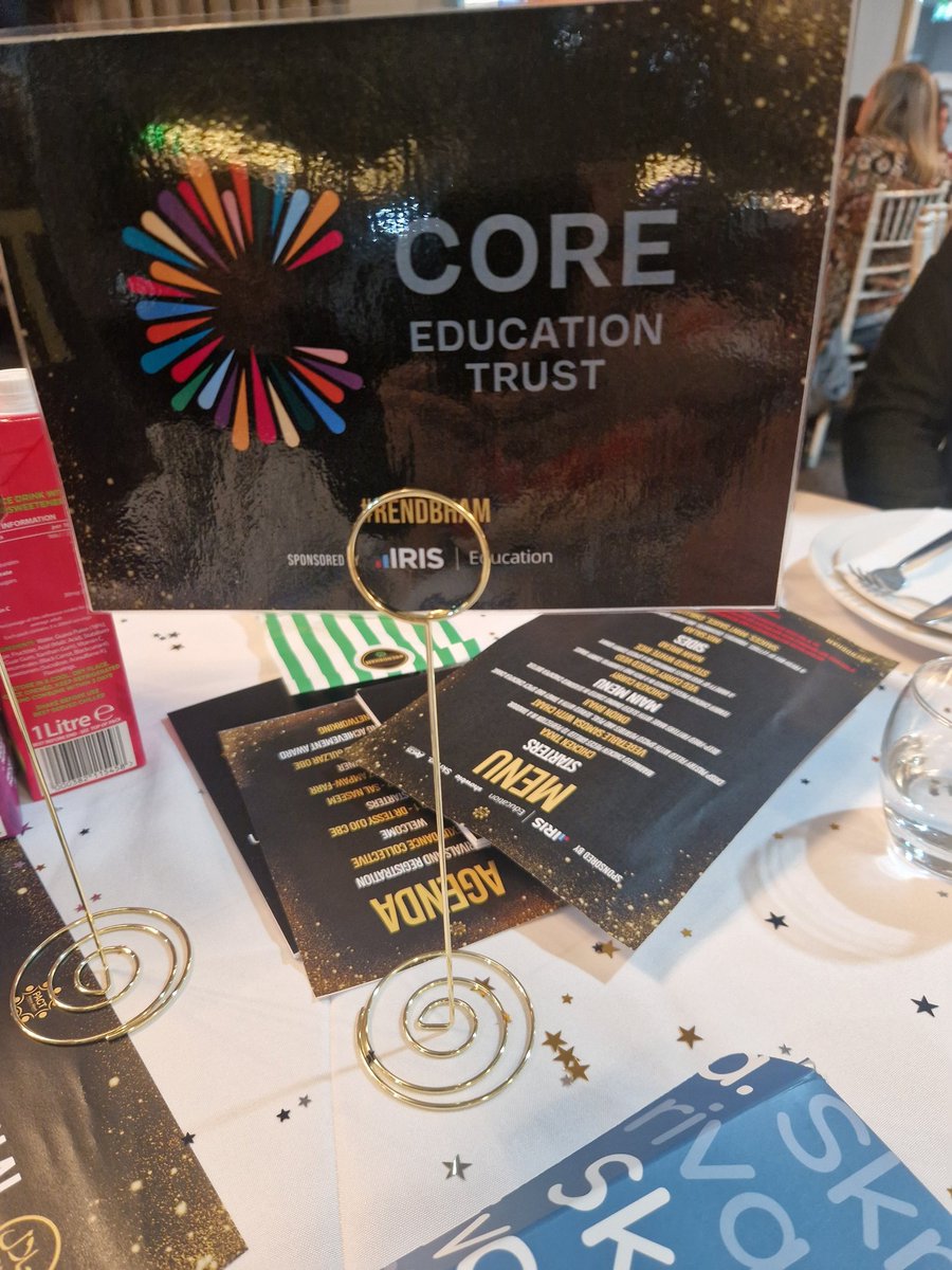 A great evening with <a href="/COREeducate/">CORE Education Trust</a> colleagues with great food, both in our tummies and for thought 😊