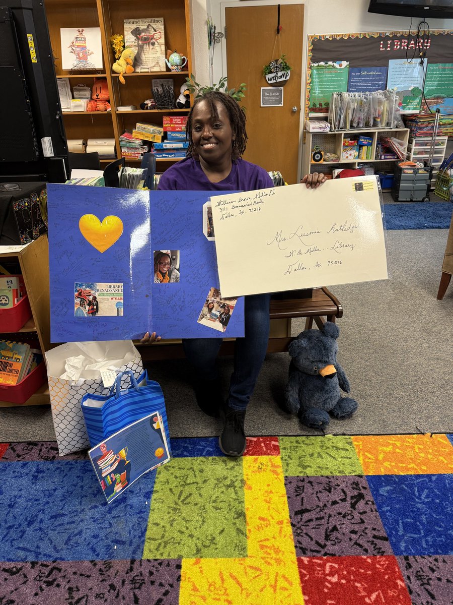 rutledge_mrs's tweet image. Super excited to be a Dallas ISD librarian! I love to read exciting stories to all of my children at William Brown Miller! @DISDLibrarian @DallasReads @DISD_Libraries @TxASL @WBMillerVikings @OWHolmesTigers @DASLORG