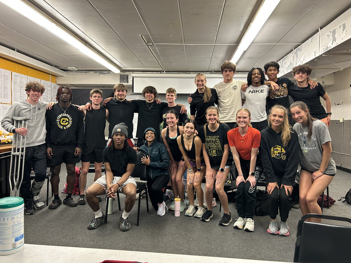 What a great Leadership Council meeting yesterday!! These kids have set ambitious goals and are doing a great job of implementing our standards and expectations. It’s great to challenge kids and support them as they lead <a href="/chselksad/">Centerville Athletics</a>
