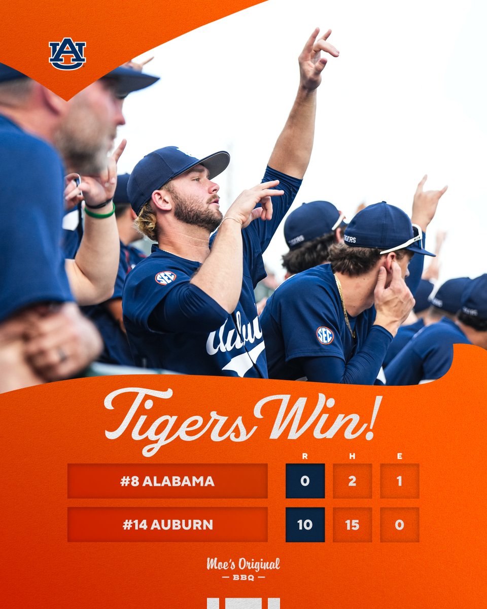 𝗔𝗟𝗟 𝗔𝗨𝗕𝗨𝗥𝗡 𝗜𝗡 𝗧𝗛𝗘 𝗢𝗣𝗘𝗡𝗘𝗥!! 🤟

#WarEagle