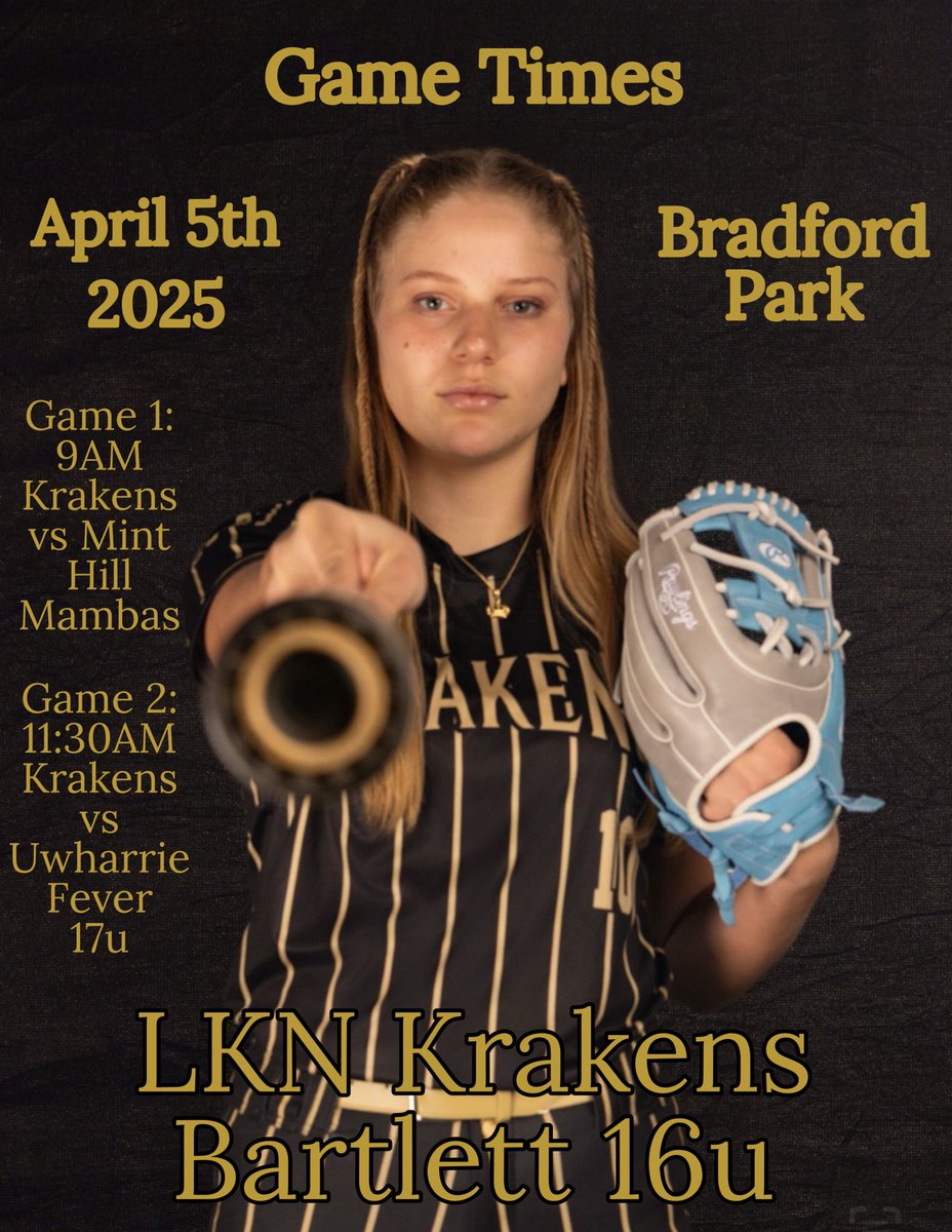 Spring Season is here and the Krakens 16u is back in action! 🌟🥎 Playing a little local to kick off a  pre-summer-season warm-up tournament! Let's show them our Krakens pride! 💪💚 Follow this group!  This season is going to be 🔥🔥🔥#KrakensBartlett #GameOn #RiseAndGrind