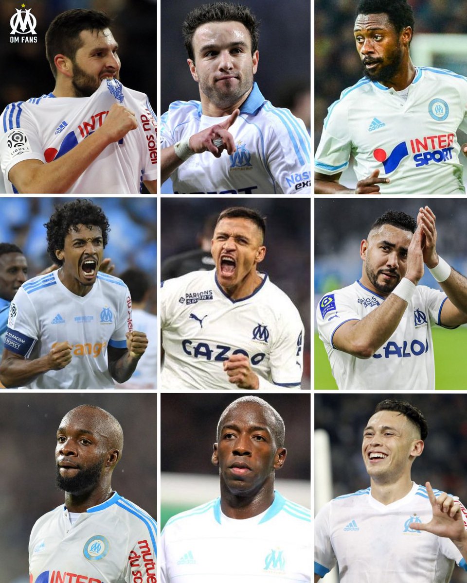 om_fans1's tweet photo. Petit jeu : Vous pouvez ramener un ancien joueur de l’OM, à son meilleur niveau lorsqu’il était au club, pour aider à finir la saison actuelle… 

Qui vous choisissez parmi ces options et pourquoi ? 🤔 https://t.co/k26wQnFzQA