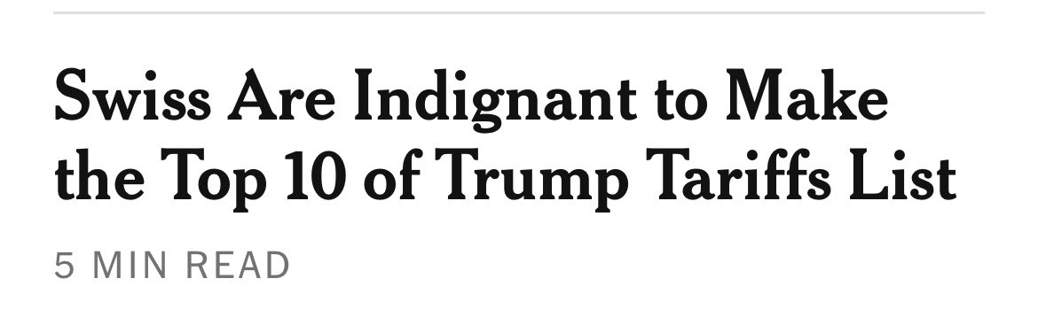 david wroe (@davidwroe) on Twitter photo Swiss indignation is surely an underappreciated force in global geopolitics. <a href="/nytimes/">The New York Times</a> Swiss indignation is surely an underappreciated force in global geopolitics. <a href="/nytimes/">The New York Times</a>