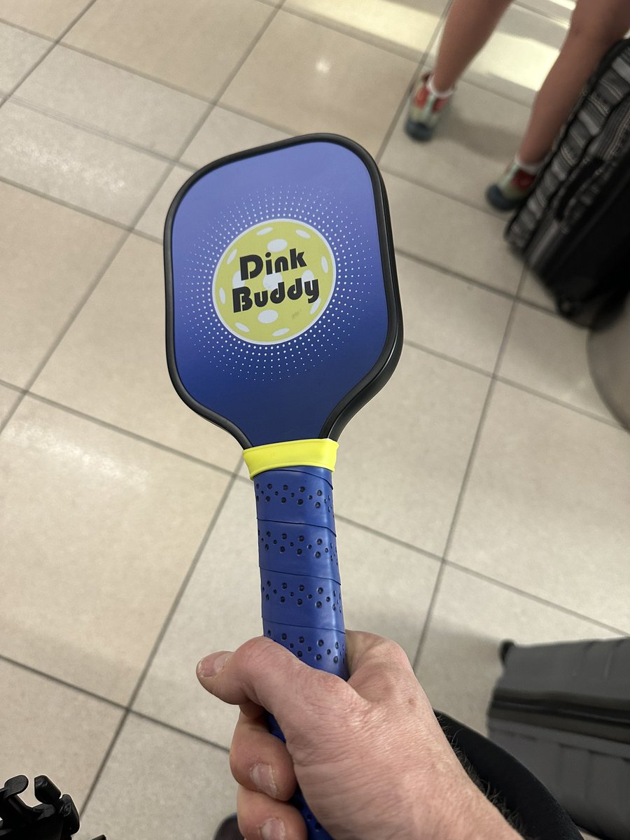 rtmshphysed's tweet image. I used to look for #physed equipment at conferences that my children would want to play with when I got home, but now that they r all grown up, I look for things I WANT. I SCORED at #SHAPEBaltimore! #Pickleball