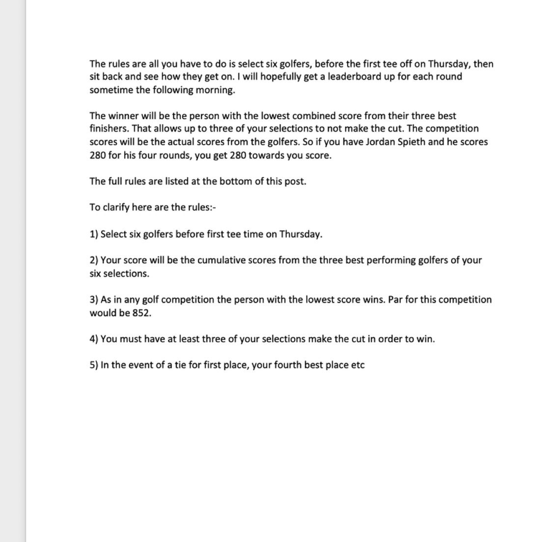 RT or Like - Major season is upon us and it's time for the yearly prediction game to begin. Here are the rules for the fantasy major game! #themasters is now open for entries...DM or Tweet me with your 6 golfers! Happy Major Season! All welcome masters.com/en_US/players/…