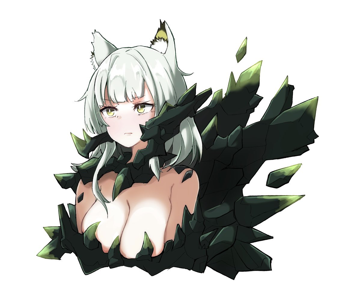 Mon3tr「ちょっと前にケルシーとMon3trが合体しちゃった!な妄想描いてたけどさそれを超」|ヘカトンのイラスト