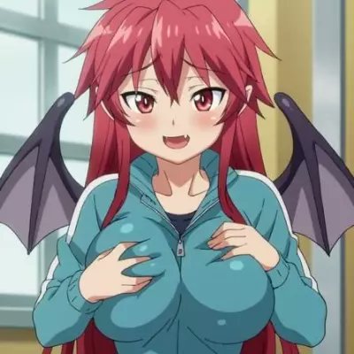 "Really? Right here in front of everyone?~"
