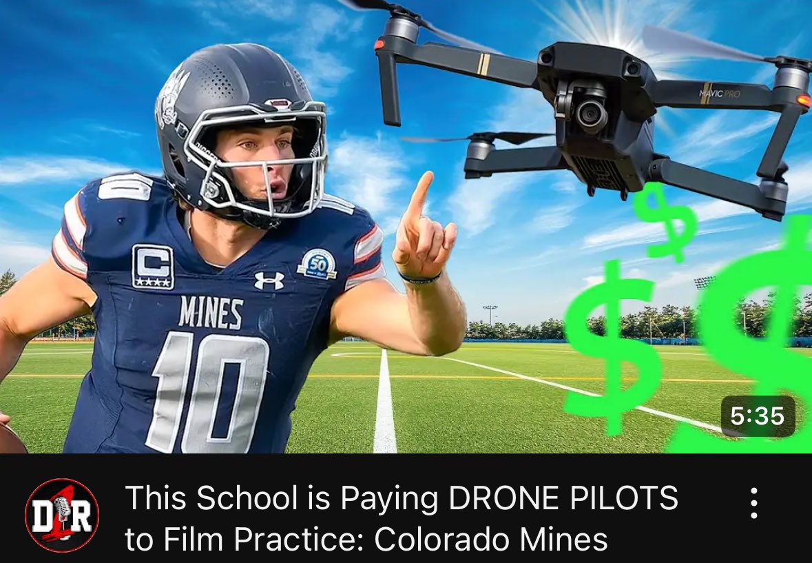 Division 1 Rejects (@d1_rejects) on Twitter photo The guys at <a href="/MinesFootball/">Mines Football</a> are some of the smartest in the business 🧠
Learn how the Orediggers are finding a competitive edge when it comes to practice footage from 𝐚𝐛𝐨𝐯𝐞 ⤵️
📺 : youtu.be/EMeRx_H756w?si… The guys at <a href="/MinesFootball/">Mines Football</a> are some of the smartest in the business 🧠
Learn how the Orediggers are finding a competitive edge when it comes to practice footage from 𝐚𝐛𝐨𝐯𝐞 ⤵️
📺 : youtu.be/EMeRx_H756w?si…