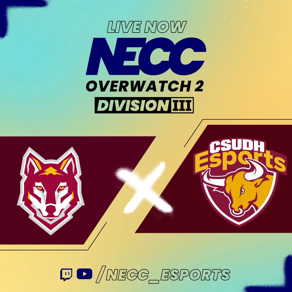 NECC (@neccgames) on Twitter photo π¨ LIVE ALERT π¨
We are LIVE right NOW with a Division 3 Overwatch 2 semifinals between <a href="/AlverniaGG/">Alvernia University Esports</a> Gold and <a href="/EsportsCSUDH/">CSUDH Esports</a> Cardinal π
Click the link below for LIVE game coverage starting right NOW!! π
π - buff.ly/35kMFMb π¨ LIVE ALERT π¨
We are LIVE right NOW with a Division 3 Overwatch 2 semifinals between <a href="/AlverniaGG/">Alvernia University Esports</a> Gold and <a href="/EsportsCSUDH/">CSUDH Esports</a> Cardinal π
Click the link below for LIVE game coverage starting right NOW!! π
π - buff.ly/35kMFMb
