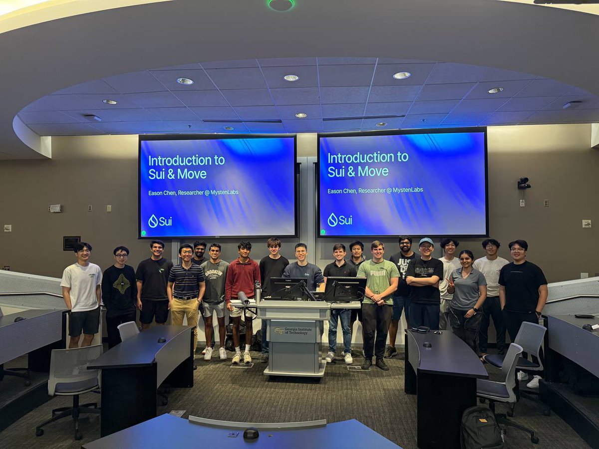 Blockchain_GT's tweet image. It was great having @SuiNetwork and @Eason_C13 at Tech!
We learned a lot about Sui and Move, tackled coding challenges hands-on, and had a great time!
Looking forward to the next event with @SuiFamOfficial
