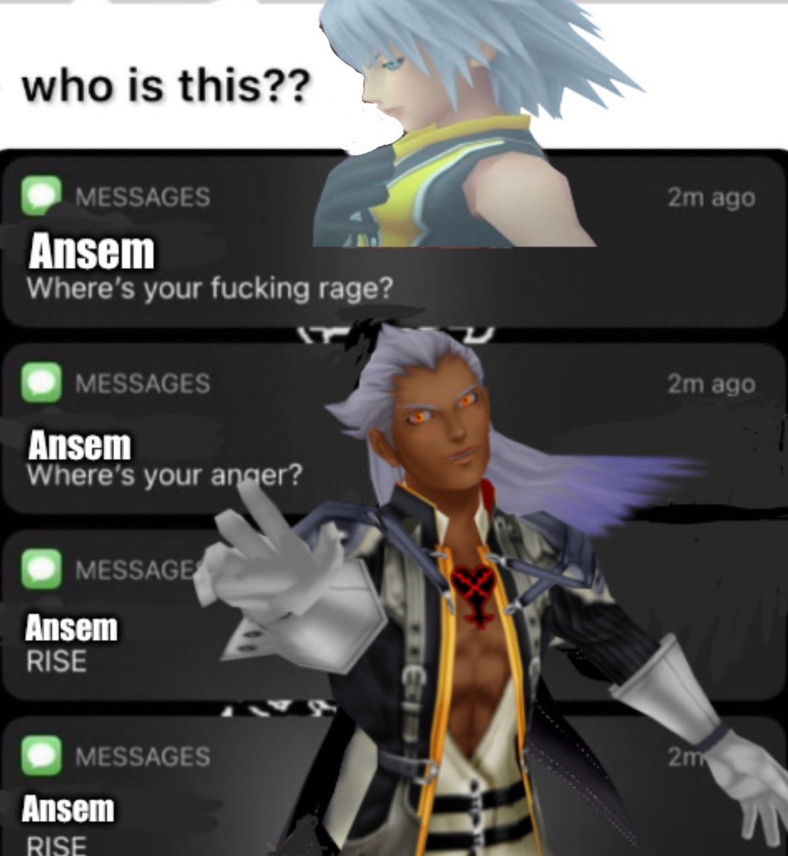 RexRobotdude's tweet image. Rikus story in CoM be like: