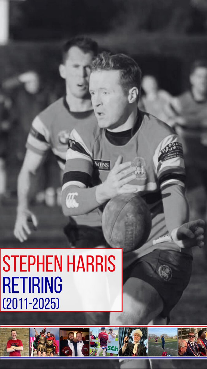 Saturyday's game sees Ben Dugdale gain his 50th 1st XVcap, and Stephen Harris's last game as either a coach or player for the Hammers.
Harris has been a long-time servant of the club as a player, a 1st XV team manager and assistant coach. We say thank you Harris - we'll miss you.