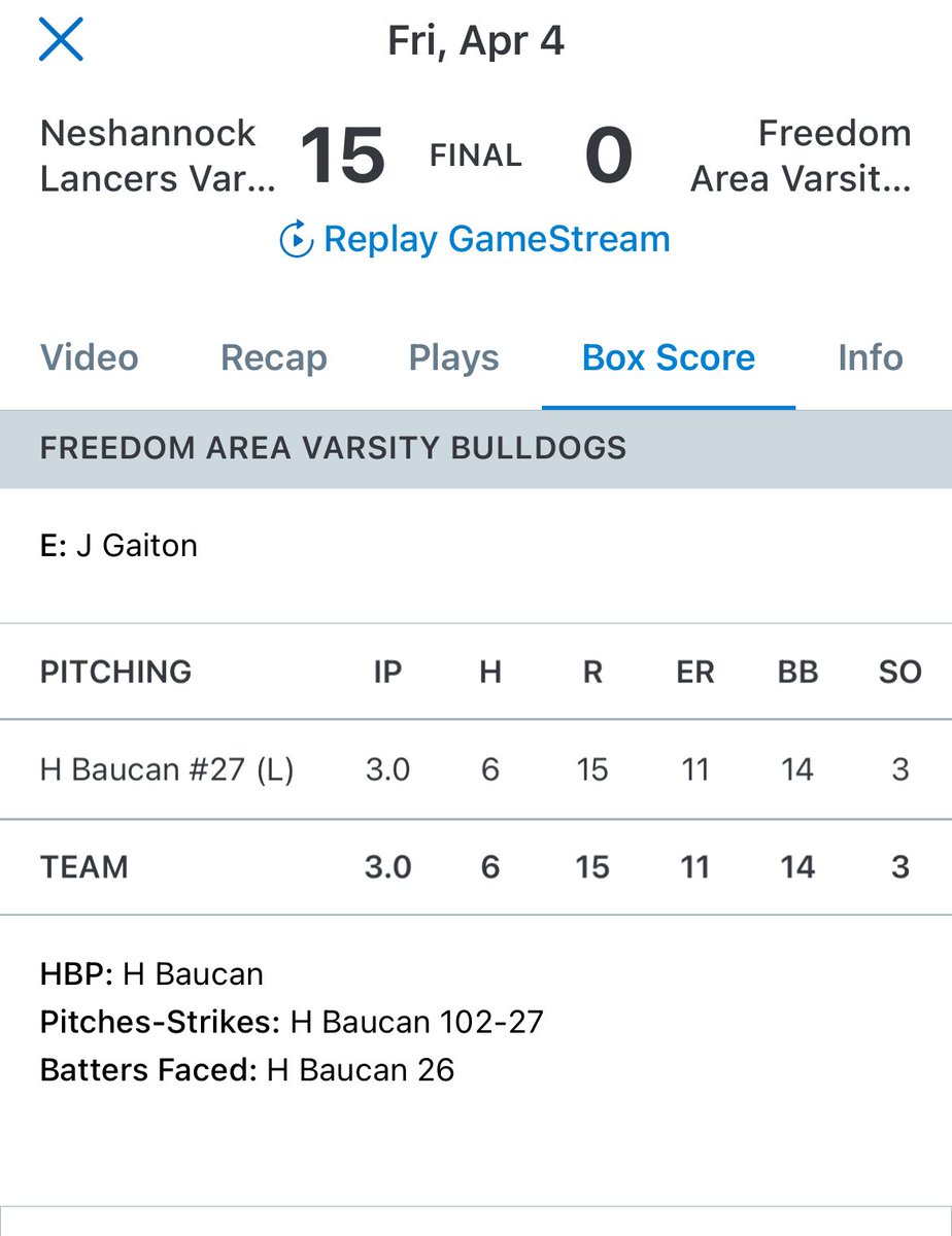 Lawrence County SportsNet (@lcsportsnet) on Twitter photo Game two also a 15-0 <a href="/nesh_softball/">Neshannock Lancer Softball</a> victory. Gianna Paglia on base three times and strikes out 7 in the three-inning perfect game. Game two also a 15-0 <a href="/nesh_softball/">Neshannock Lancer Softball</a> victory. Gianna Paglia on base three times and strikes out 7 in the three-inning perfect game.