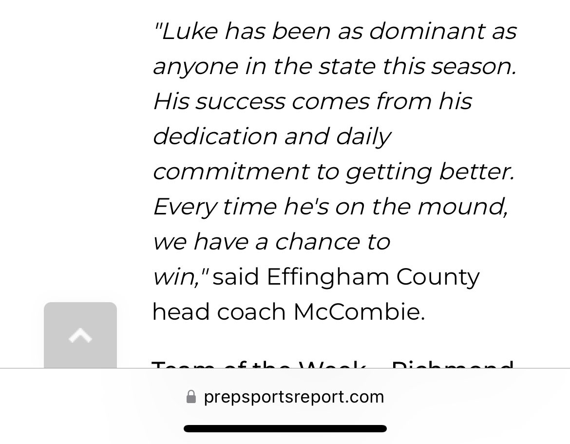 Blessed to be the <a href="/PrepSav/">Prep Sports Report SAV</a> pitcher of the week! 

<a href="/EricMcCombie/">Eric McCombie</a> <a href="/GhettoHacks21/">DJ Wilson</a>