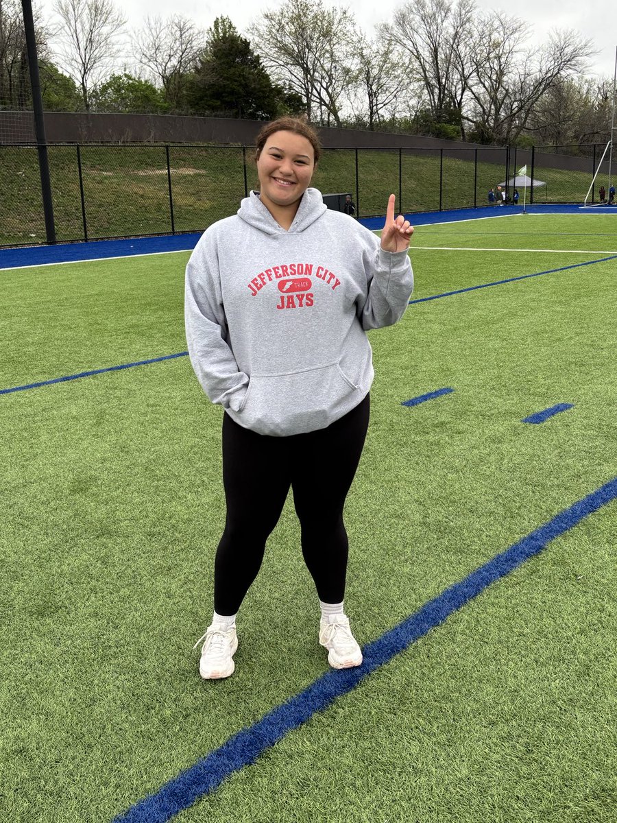 Jim Wiseman (@jimwiseman1) on Twitter photo Congratulations to Lillian Davis for winning the Shot Put at the Rusty Hodge Invitational! <a href="/JCTrackField1/">JC Track & Field</a> <a href="/JeffCityJays/">JCHS Activities</a> <a href="/AthleticJc/">JC Athletic Performance</a> Congratulations to Lillian Davis for winning the Shot Put at the Rusty Hodge Invitational! <a href="/JCTrackField1/">JC Track & Field</a> <a href="/JeffCityJays/">JCHS Activities</a> <a href="/AthleticJc/">JC Athletic Performance</a>
