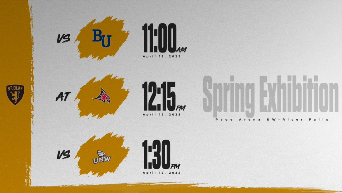Catch SOVB back on the court for our Spring matches at UW-River Falls on Sat. April 12th 😉

#OlePride #UmYahYah