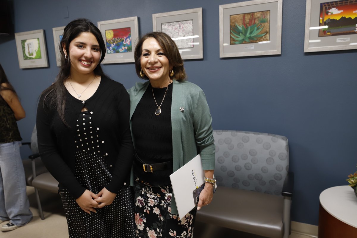 Diana Sayavedra (@dsayavedraepisd) on Twitter photo I'm incredibly proud of our talented <a href="/elpasohs/">El Paso High School</a> students whose artwork will be featured at @Thprovidence Memorial Campus. Their breathtaking installation, The Wall of Hope, will serve as a powerful symbol of resilience and comfort.
#ItStartsWithUs #ElPasoISD #EPISD #WallofHope I'm incredibly proud of our talented <a href="/elpasohs/">El Paso High School</a> students whose artwork will be featured at @Thprovidence Memorial Campus. Their breathtaking installation, The Wall of Hope, will serve as a powerful symbol of resilience and comfort.
#ItStartsWithUs #ElPasoISD #EPISD #WallofHope