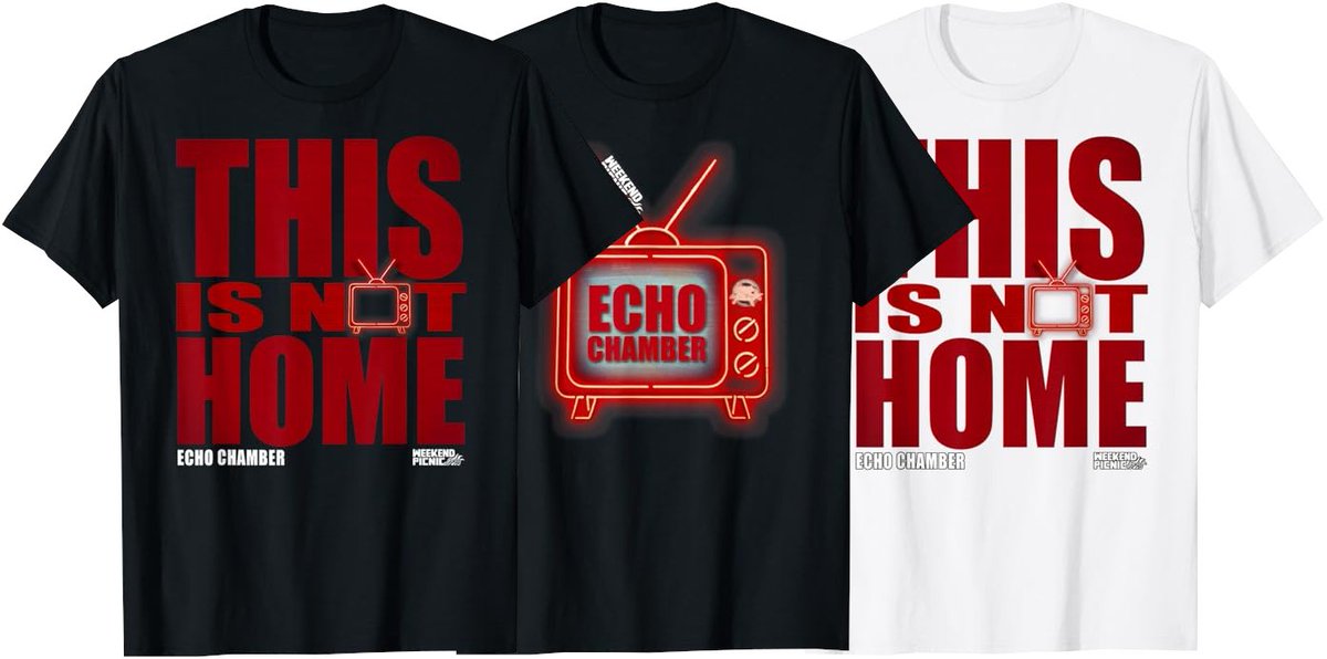 🔥🔥Had a bunch of requests for Echo Chamber merch, you know we've got it!

Link: weekendpicnicband.com/store