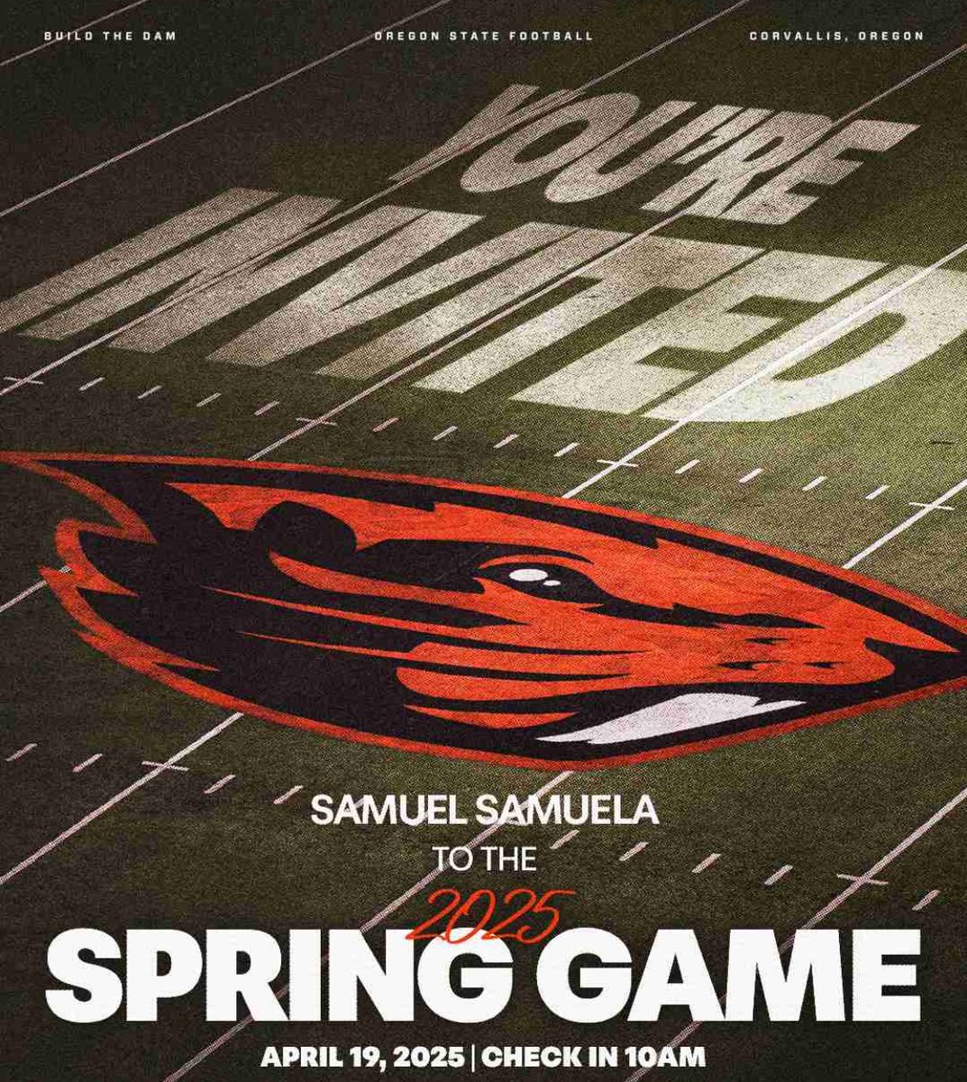 Samuel Samuela (@samuelsamuela_) on Twitter photo Thank you <a href="/BeaverFootball/">Oregon State Football</a> for the personal invite. Thank you <a href="/BeaverFootball/">Oregon State Football</a> for the personal invite.