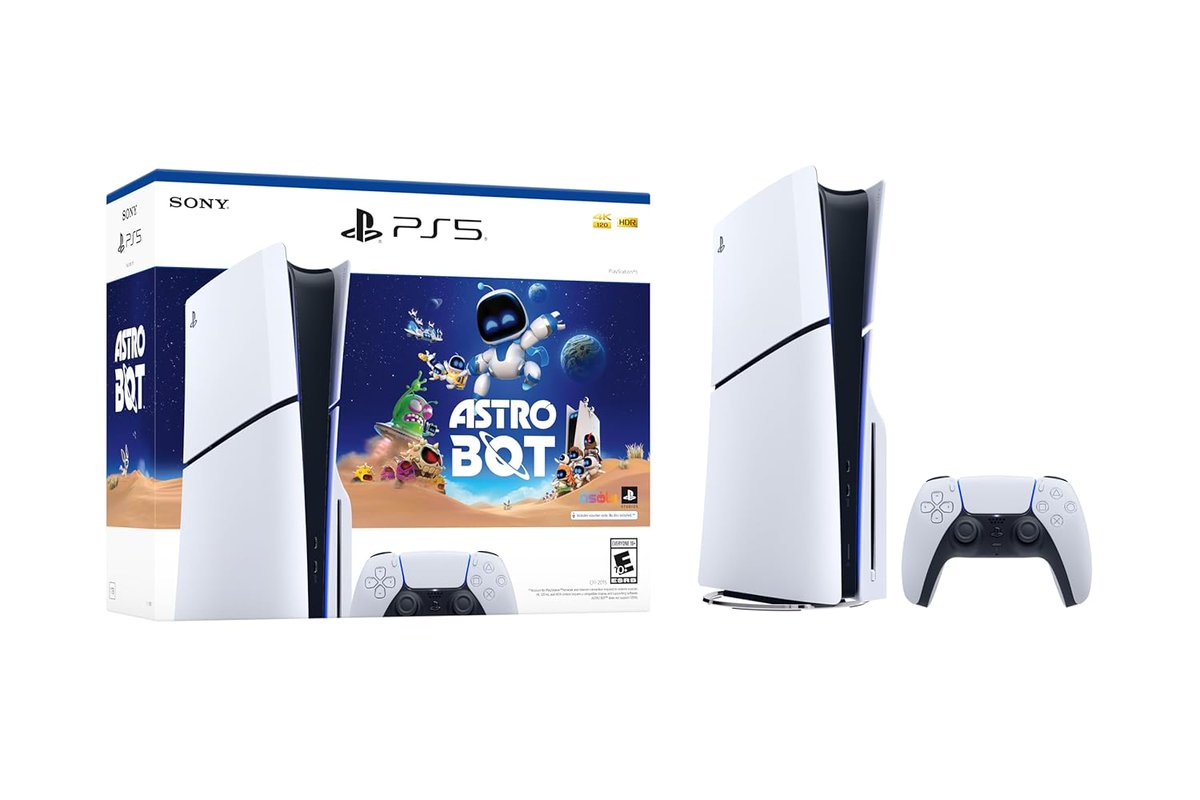 Sony - PlayStation 5 Slim Console – ASTRO BOT Bundle $449 via Walmart. ow.ly/s1QJ50Vv0T5

Digital $399.99 

PlayStation Direct. ow.ly/m1XN50Vv0T9 

GameStop. ow.ly/hw3p50Vv0SY

Target. ow.ly/fTIc50Vv0T0

Best Buy. ow.ly/fbqC50Vv0SX