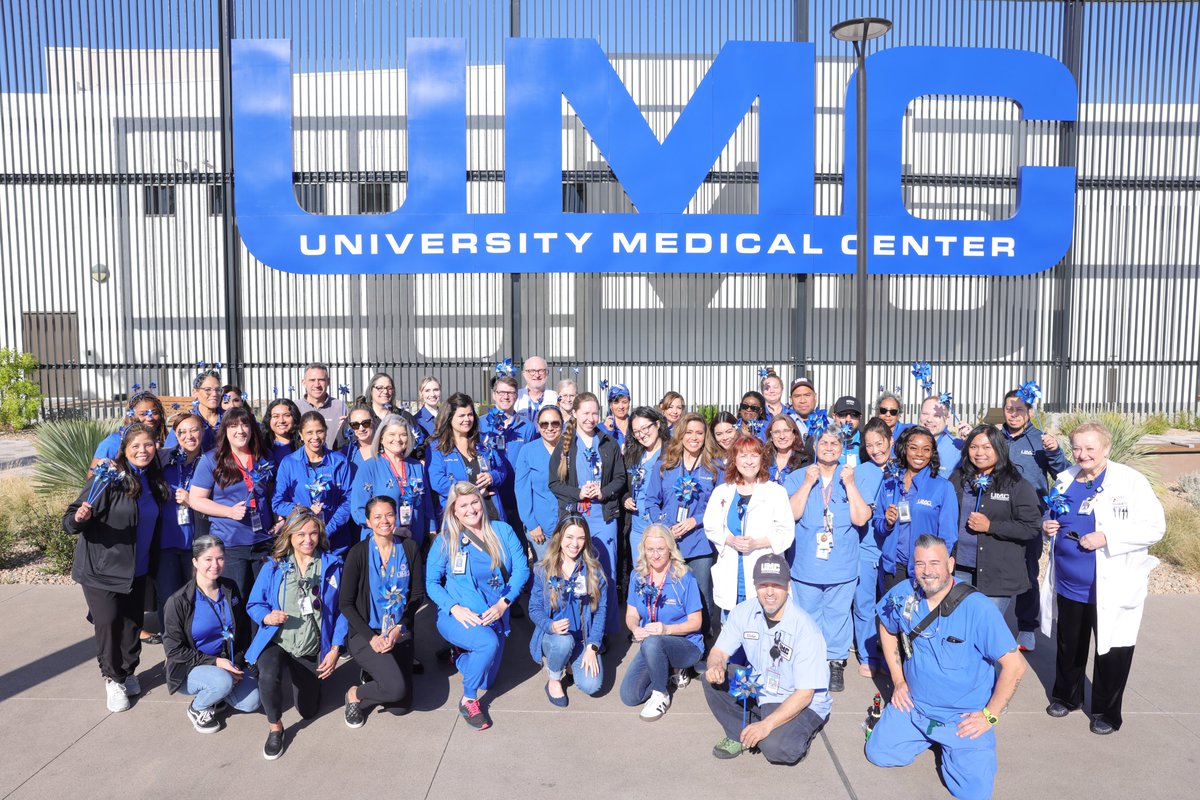 #TeamUMC is going blue for #GoBlueNV Day! Today kicks off National #ChildAbusePreventionMonth. We all play a part in making sure that every child in Nevada grows up in a safe and healthy environment. 

Learn how you can help: preventchildabusenevada.org

#PinwheelsForPrevention