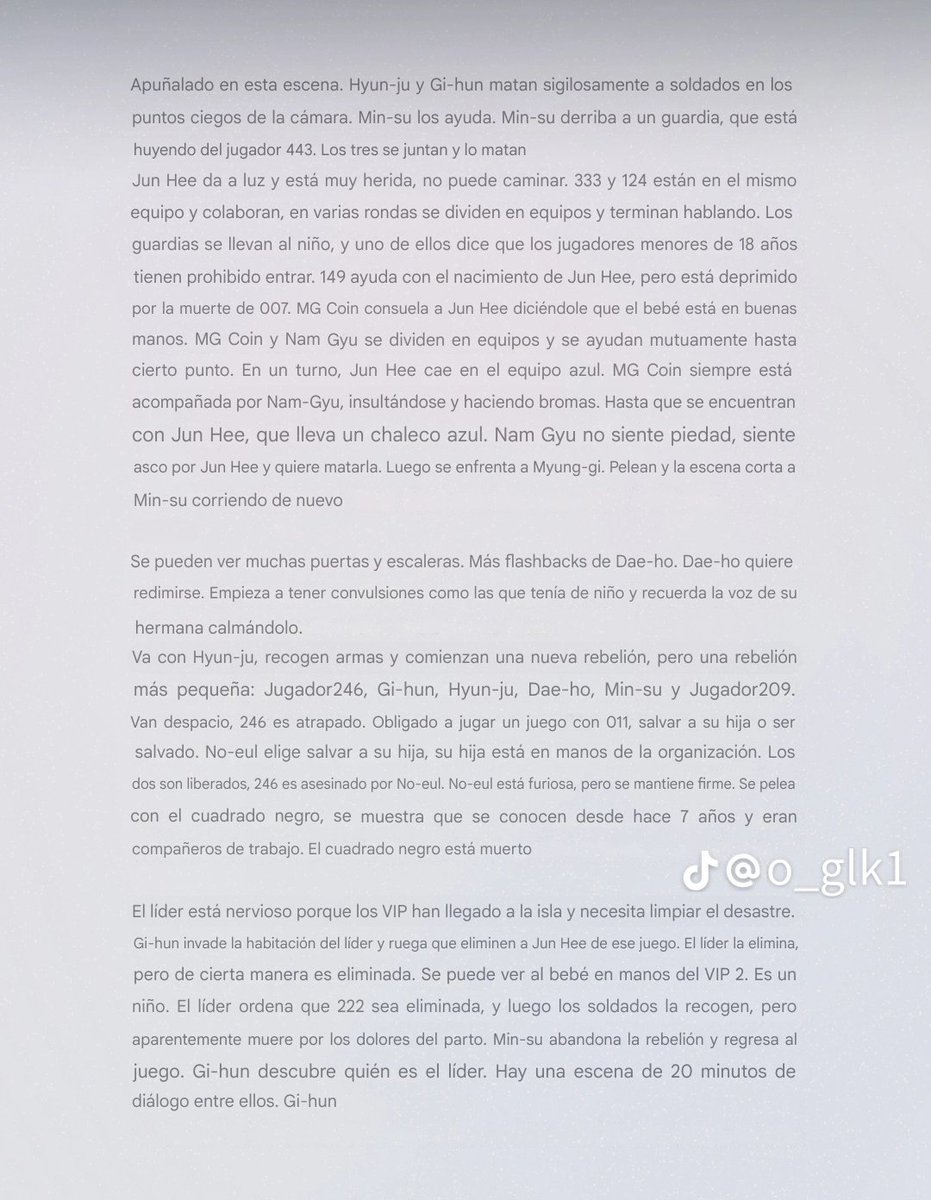 sawxppX's tweet photo. #SquidGame2 #squidgame3
#SPOILER  ⚠️
Alguno de ustedes ya vió las filtraciones de el juego del calamar ??? Estoy sorprendido por lo q va a pasar xd https://t.co/CAY8JBImgs