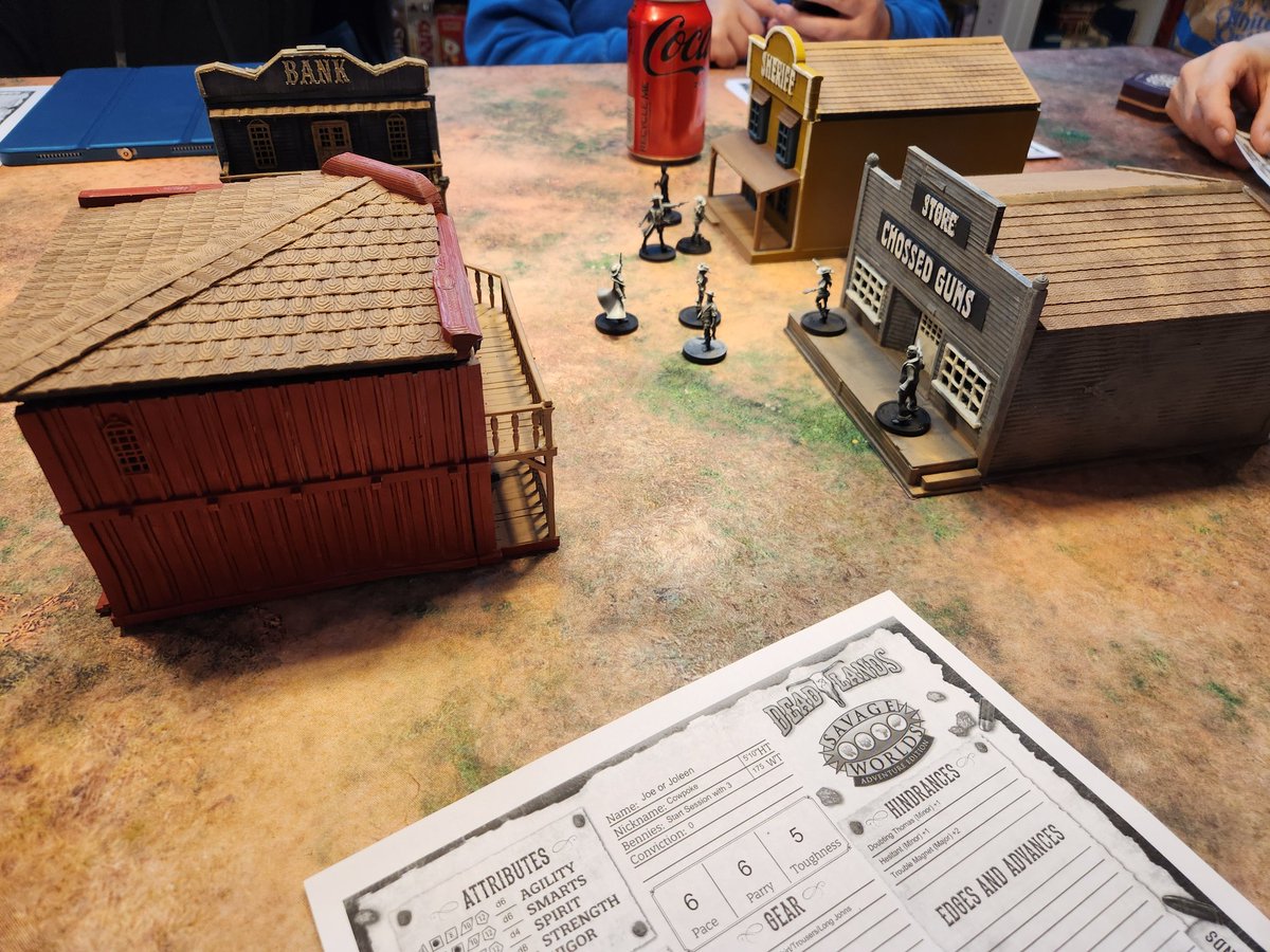 EmilyRose3 #IncorrigibleParty (@emilyd333) on Twitter photo We're starting a campaign of Dead Lands Savage World tonight. Our new Game Topper mat arrived just in time!
<a href="/GoodEnoughParty/">Jon Detmer - #IncorrigibleParty Podcast</a>
<a href="/GameToppersLLC/">Game Toppers - Late pledge now and save!</a> We're starting a campaign of Dead Lands Savage World tonight. Our new Game Topper mat arrived just in time!
<a href="/GoodEnoughParty/">Jon Detmer - #IncorrigibleParty Podcast</a>
<a href="/GameToppersLLC/">Game Toppers - Late pledge now and save!</a>