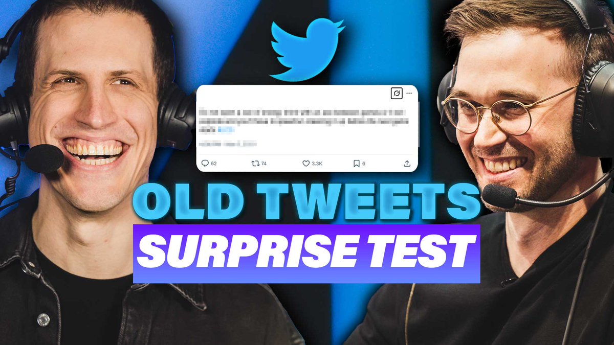 Can <a href="/esports_kobe/">Kobe</a> and <a href="/CaptainFlowers/">Clayton Raines</a> figure out which of their colleagues made these tweets? 

Find out in my new Surprise Test.