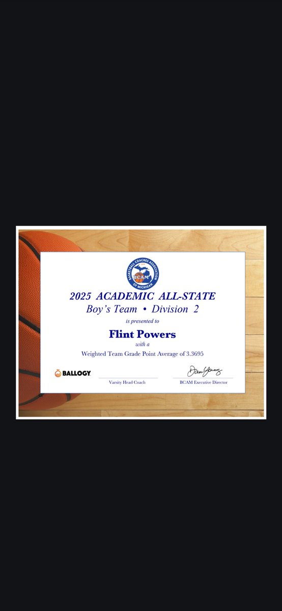 Incredibly proud of our guys for earning academic all state for the 2nd consecutive year!