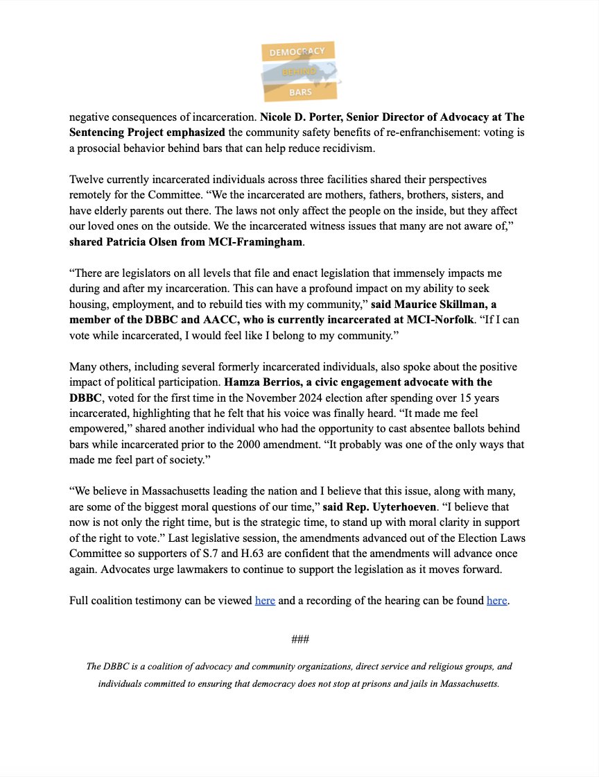 DemocracyBehindBarsMA tweet media