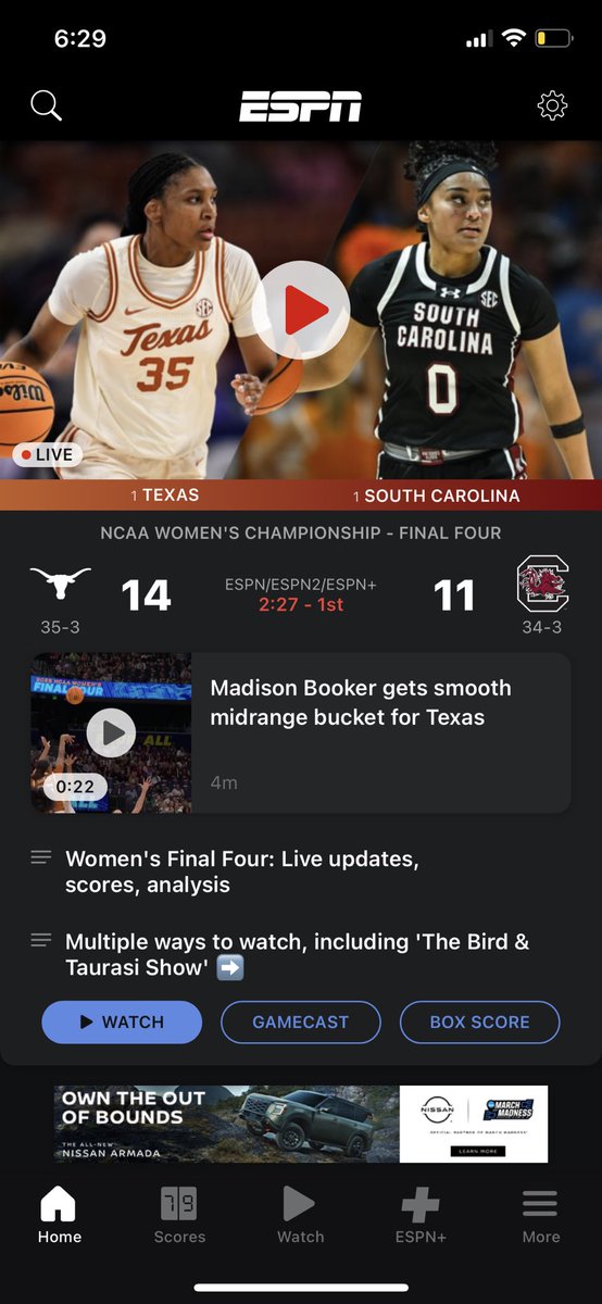 ESPN showing me womens basketball scores is like me texting my ex at 2 am. Its getting scrolled right past without a second thought