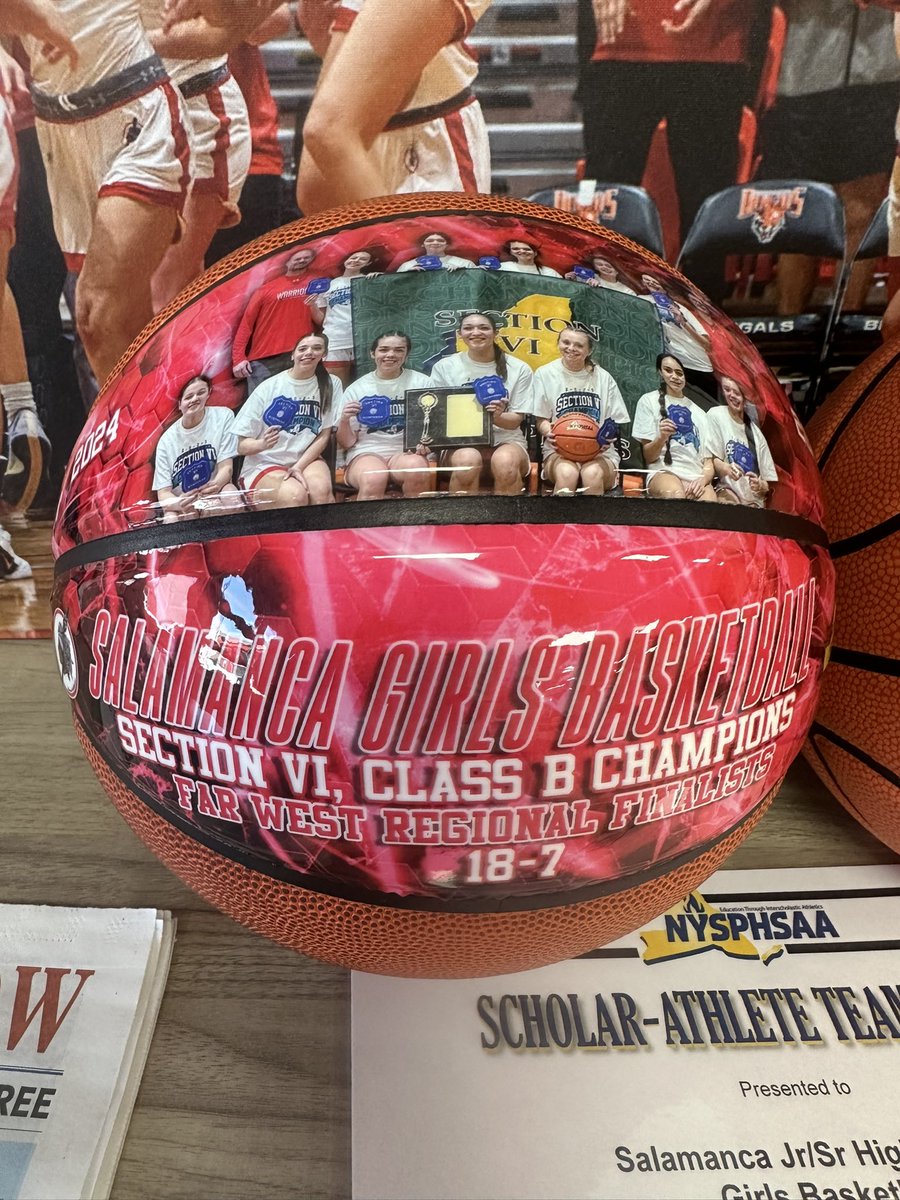 Salamanca Girls Basketball (@salamancagbb) on Twitter photo 🎉A SEASON TO REMEMBER 🎉
Tonight— we held our annual team banquet to wrap up our season. Each player was gifted a commemorative ball that highlighted big, <a href="/salhswarriors/">Salamanca Warrior Athletics (NY)</a> history-making moments from the 2024-2025 campaign.
<a href="/MakeABall/">Make A Ball</a> | #MakeABall🏀 🎉A SEASON TO REMEMBER 🎉
Tonight— we held our annual team banquet to wrap up our season. Each player was gifted a commemorative ball that highlighted big, <a href="/salhswarriors/">Salamanca Warrior Athletics (NY)</a> history-making moments from the 2024-2025 campaign.
<a href="/MakeABall/">Make A Ball</a> | #MakeABall🏀