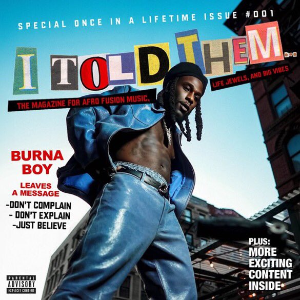 afro_gist23's tweet image. Burna boy